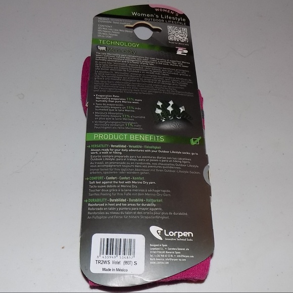 New Lorpen T2 Outdoor Lifestyle Stripes wool blend - Picture 3 of 7